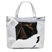 Wholesale - INSULATED SILVER COSMETIC TOTE C/P 12, UPC: 079642296768